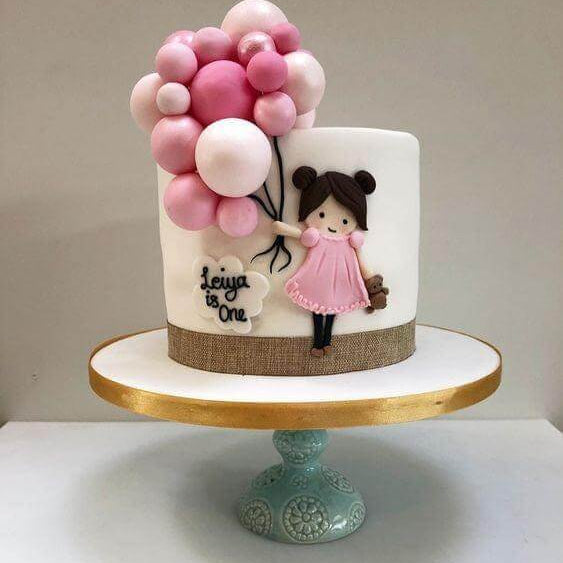baby Girl Cake All Products vendor-unknown CAKE N CHILL DUBAI Baby Girl Cake